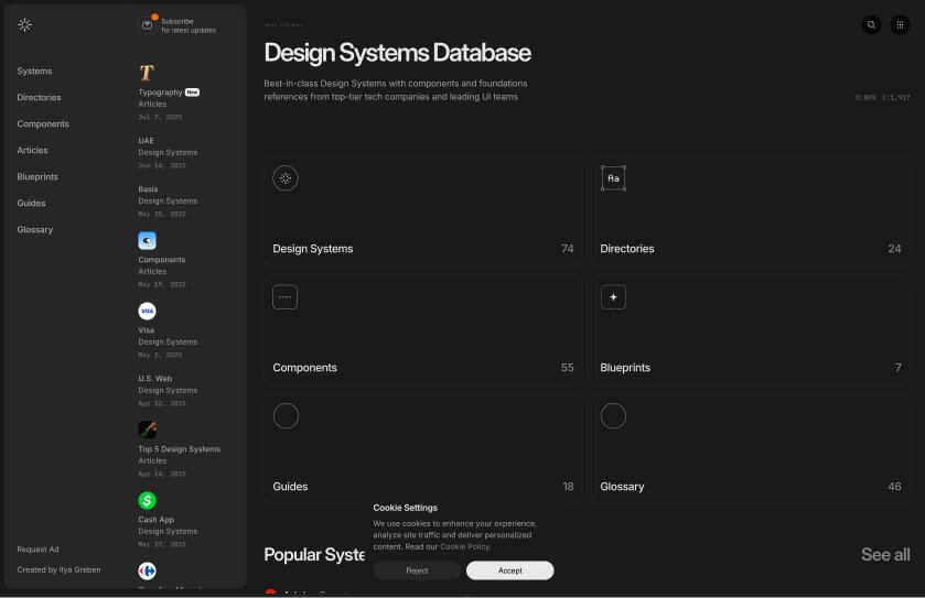 Design Systems Database